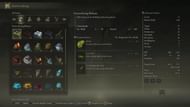 A look at the Item Crafting menu (Image via FromSoftware Inc.)